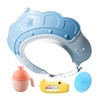 Bath Cap, Bath Visor with Water Temperature Gauge and Shampoo