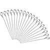 Stainless Steel Long BBQ Skewers for Kebabs, skewers for Air