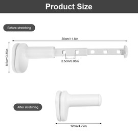 KUHAWL Travel Clothes Airer, Small Portable Camping Clothes Dryer Folding Clothes Hanger for Travel Folding Clothes Hooks Wall Dryer Extendable for Hotel Apartments Students Apartments