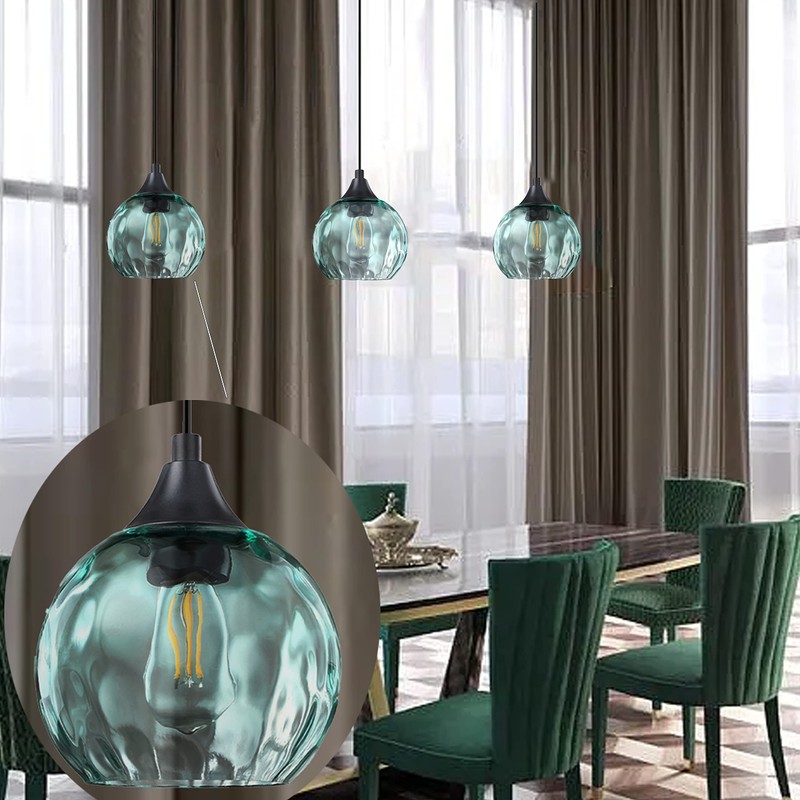 SEENMING HOUSE 2 Pack Hanging Kitchen Island Pendant Light 6.3"