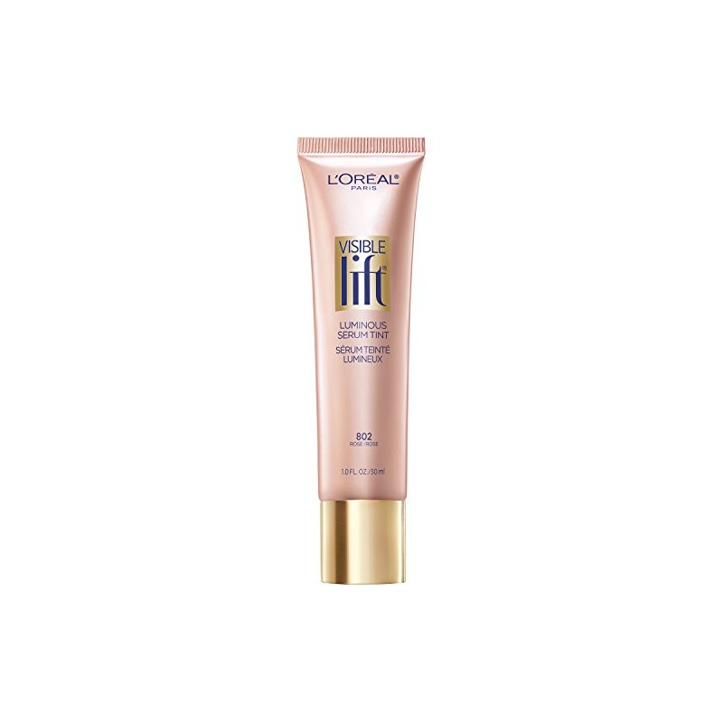 L'Oreal Paris Cosmetics Visible Lift Luminous Serum Tint, Rose, 1