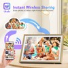 Digital Picture Frame 32 GB 10.1 Inch WiFi Touchscreen Digital