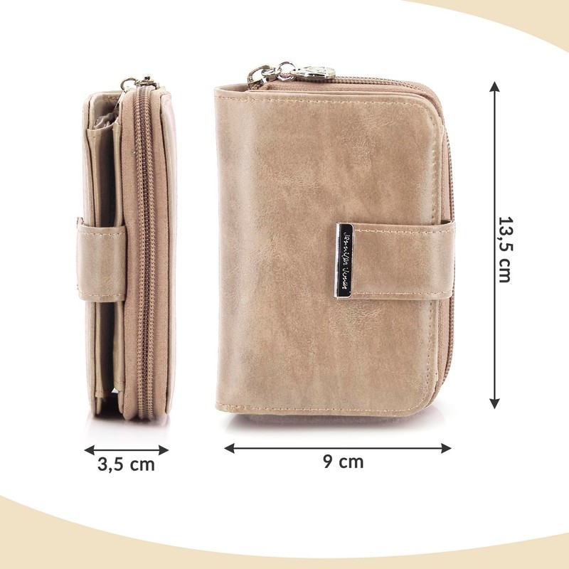 ekavale Wallet 1104, beige, Classic