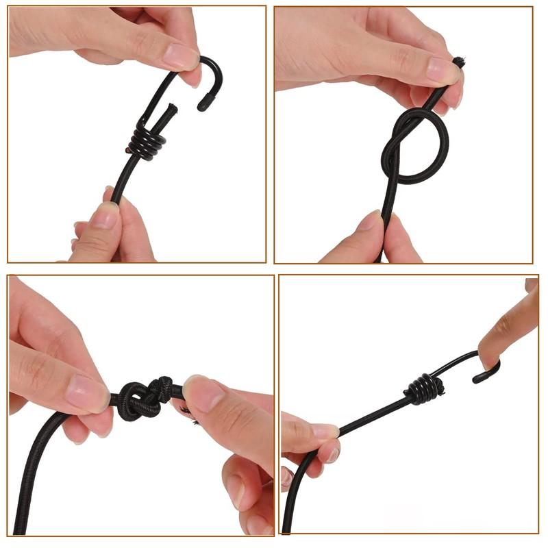 Yorkmills Bungee Cords with Hooks 20M Elasticated Secure Rope, Elastic