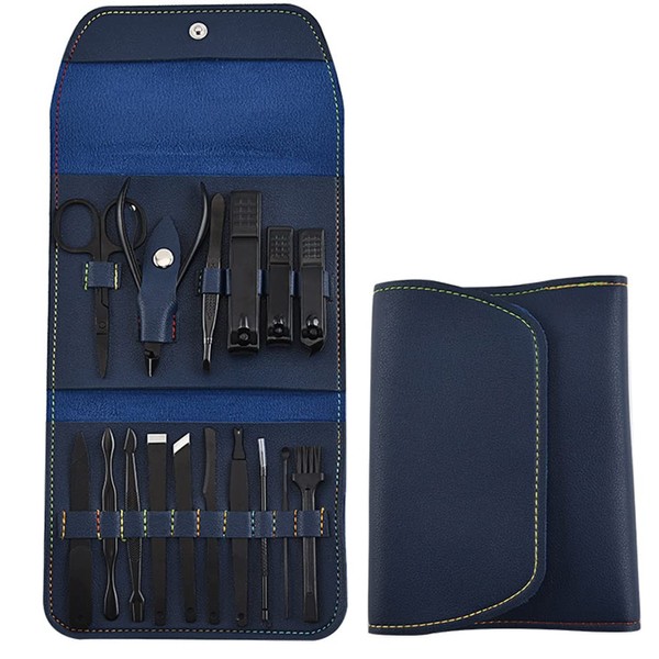 16Pcs Stainless Steel Manicure Pedicure Set, Nail Clippers Nail Care
