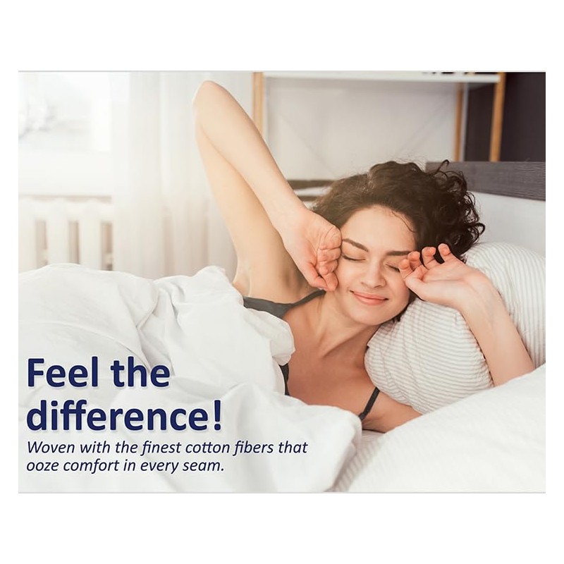 Egyption Cotton 200 Thread Count Luxury Flat Bed Sheets Super