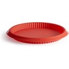Lékué Quiche-Form, Silikon, rot, 28 cm