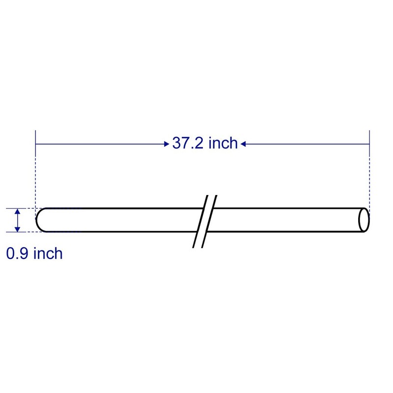 HQUA-OWS-12Q Quartz Sleeve for OWS 12GPM Water Purifier, 4 O-Rings