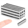 100 MEALOS Mini Magnets - 50pcs 3X1mm, 25pcs 4x2mm, 25pcs
