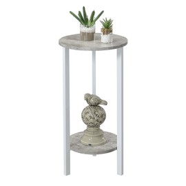 Convenience Concepts Graystone 31" Plant Stand, Faux Birch / White