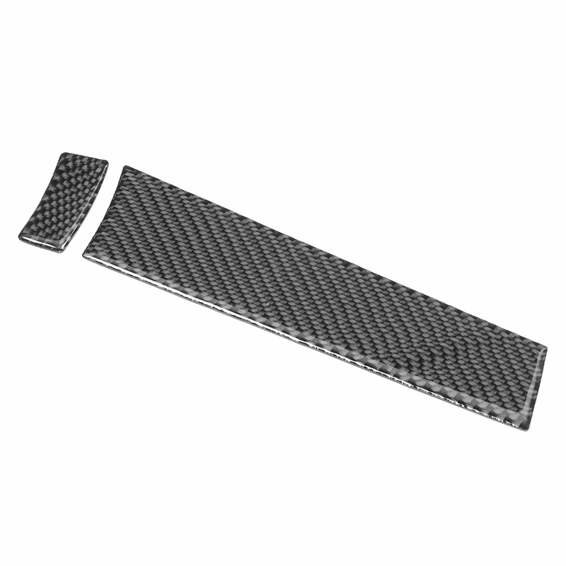2pcs Carbon Fiber Driver Dashboard Panel Trim Cover Fit for