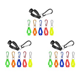 18Pcs Glove Clips for Work Glove Holders Glove Belt Clip with Metal Carabiners for Construction Worker Guard Labor