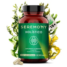 SEREMONY - Multivitamnico Vegano a base de Microalgas Marinas Salvajes - 60 Cpsulas - Mezcla de Microalgas con Vitaminas A, B, C y E, Aminocidos...   