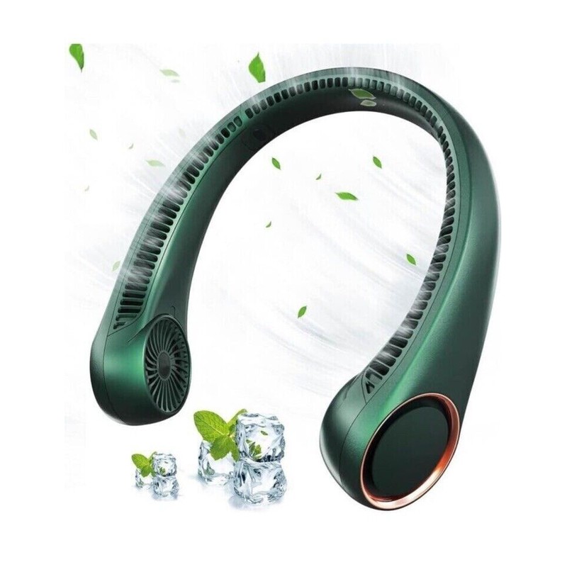 PenKou NEW ❗️Dark Green❗️ Portable Neck Fan, Hands Free Bladeless