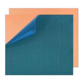 Uxney Copper Sheet, Copper Plate 150 mm x 150 mm x 0.8 mm, 99.9% Pure Copper Plate for DIY, Jewellery, Electrics, Repair, Industry (Pack of 2)