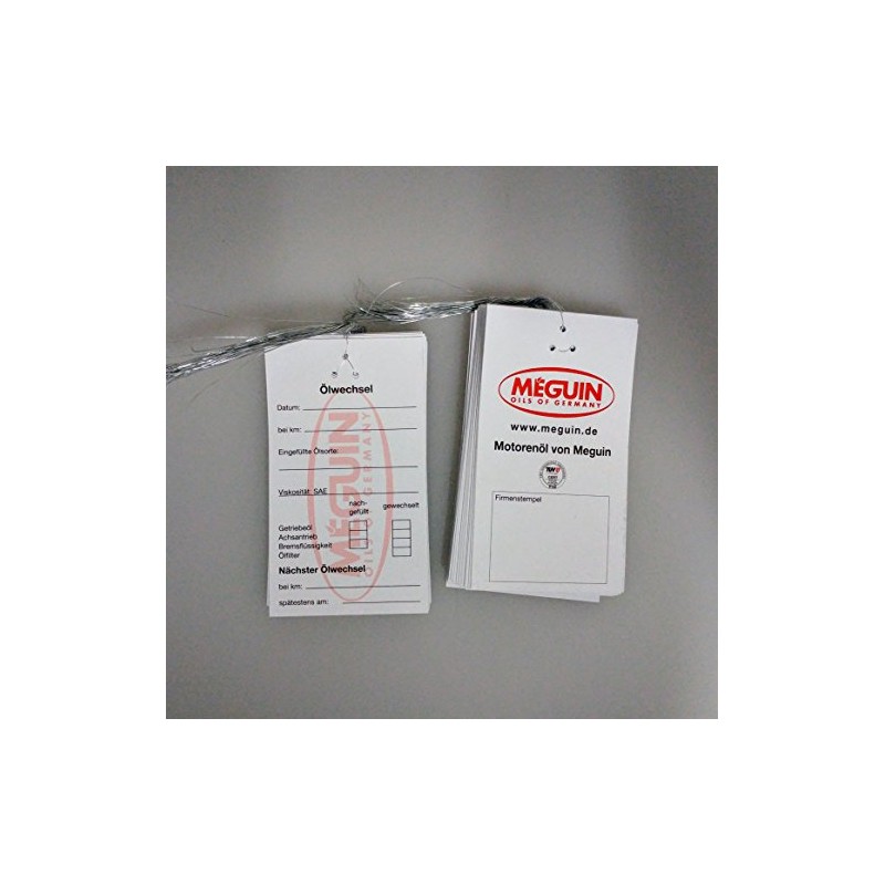 Meguin Oil Change Pendants Pack of 25