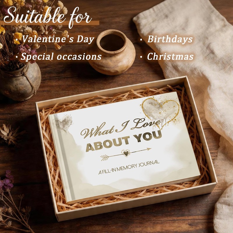 Artmag What I Love About You Journal, A Fill-in Memory