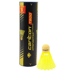 Carlton Unisex T800 Shuttlecocks 6 pack Yellow Speed 78