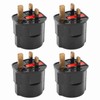 4PCS to Conversion Plug Grounding 2 Pin to 3 Pin