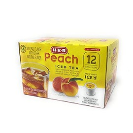 HEB Iced Tea and Lemonade Single Serve Pods - 12 count (Peach Iced Tea)