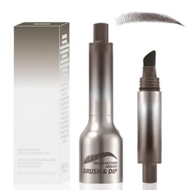 Eyebrow Tint Pen with Angled Brush, Waterproof, Smudge-Proof for Precise Brow Definition, Long-Lasting Natural Hair-Like Strokes(Cool Grey)