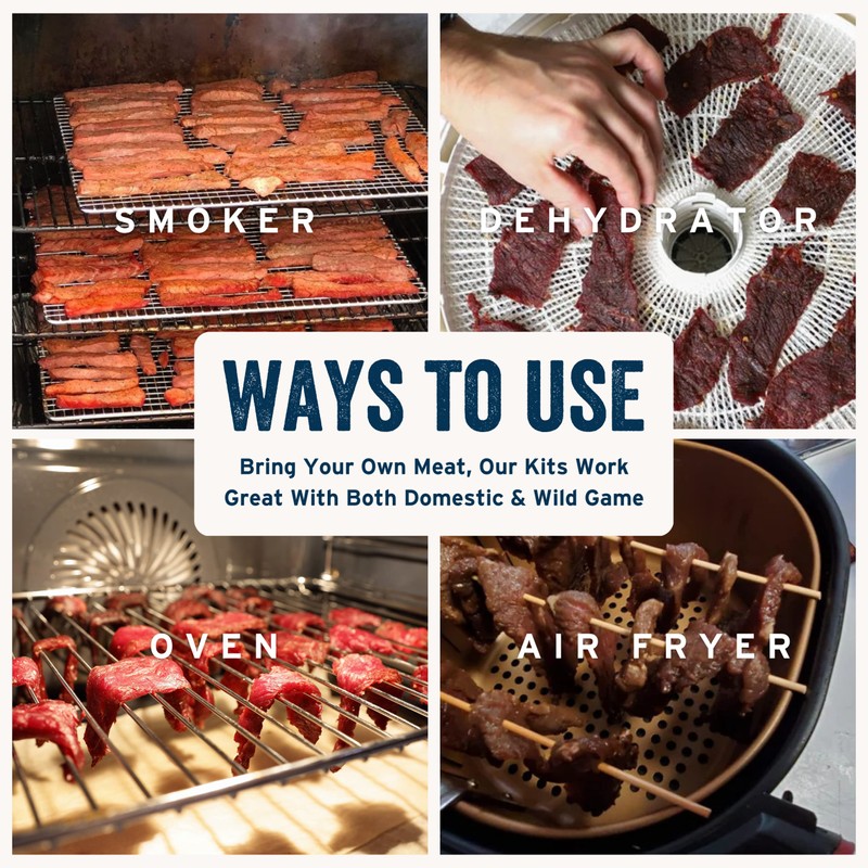 PS Seasoning Jerky Seasoning and Cure Kit (Variety Pack) -