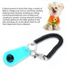 Cat Training Clicker, Portable Pet Training Clicker Stainless Steel Hook