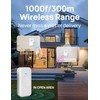FOVKSUC Wireless Doorbell, Waterproof Door Bell with 60 Chimes, 5