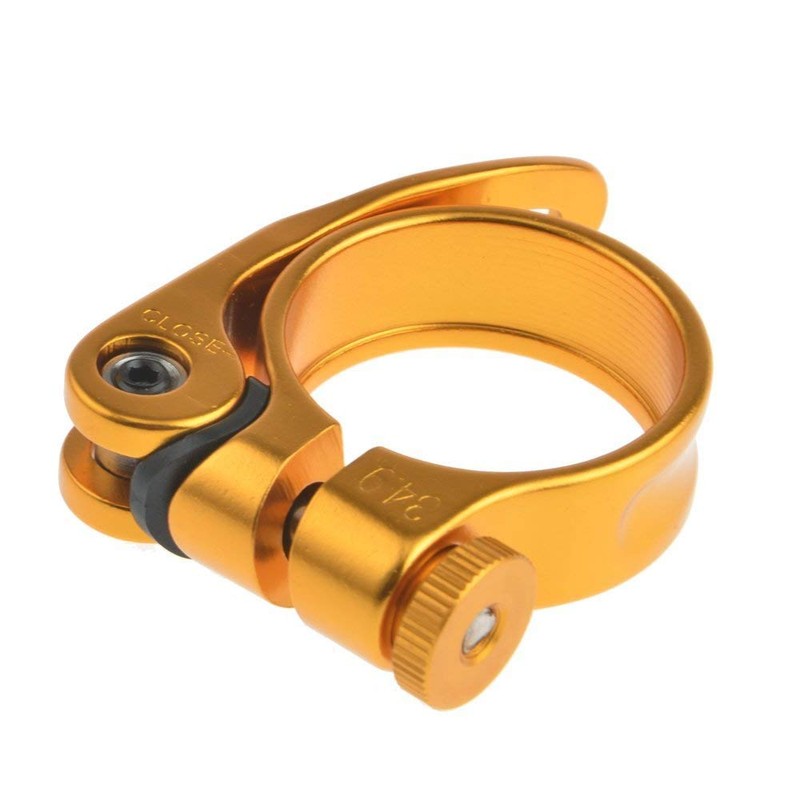 Ruifu Aluminum Alloy Lightweight Quick Release Seatpost Clamp Easy Installation