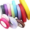 Chenkou Craft 24 Yards 5/8" Dot Grosgrain Ribbon Total 12