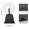 Comely 6 Inch Magic Plasma Lamp, Red Light Plasma Ball