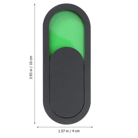 2Pcs Privacy Sign, Vacant Occupied Door Sign, Blank Slider Door Indicator Do Not Disturb Sign for Home Office Restroom Bathroom Hotels Conference Room (Black, 10x4cm)