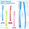Zopeal Extra Hard and Firm Toothbrush for Adults Bulk Huge
