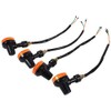 Intermitentes para Motos, 4pcs 12V Universales de Direccionales para Motos