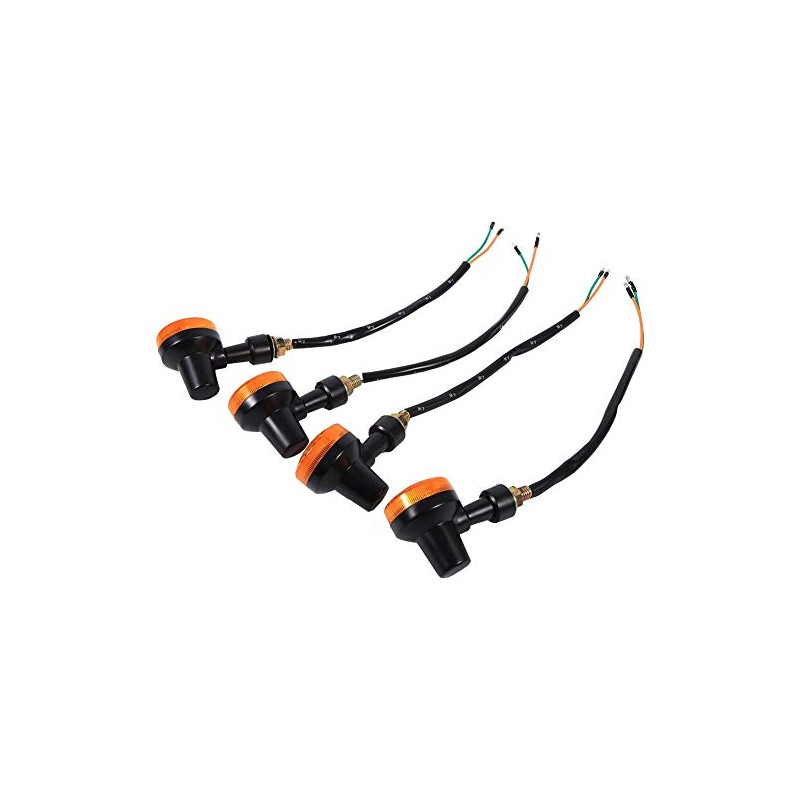 Intermitentes para Motos, 4pcs 12V Universales de Direccionales para Motos