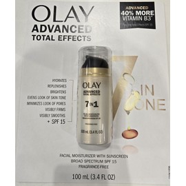 Olay Advanced Total Effects SPF15 Moisturizer, 3.4 fl oz