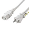 Sanwa Supply KB-D3347A Power Cord 13.1 ft (4 m) (Light