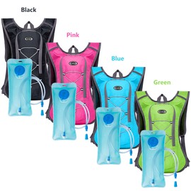 Lixada Breathable Ultralight Bicycle Backpack Outdoor Sport Cycle Camping Hiking Running Hydration Pack Bag with with 2L Water Bladder