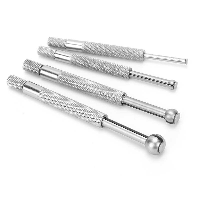 4Pcs Bore Gauge Telescopic BallType with Diamond NonSlip Handle Measuring