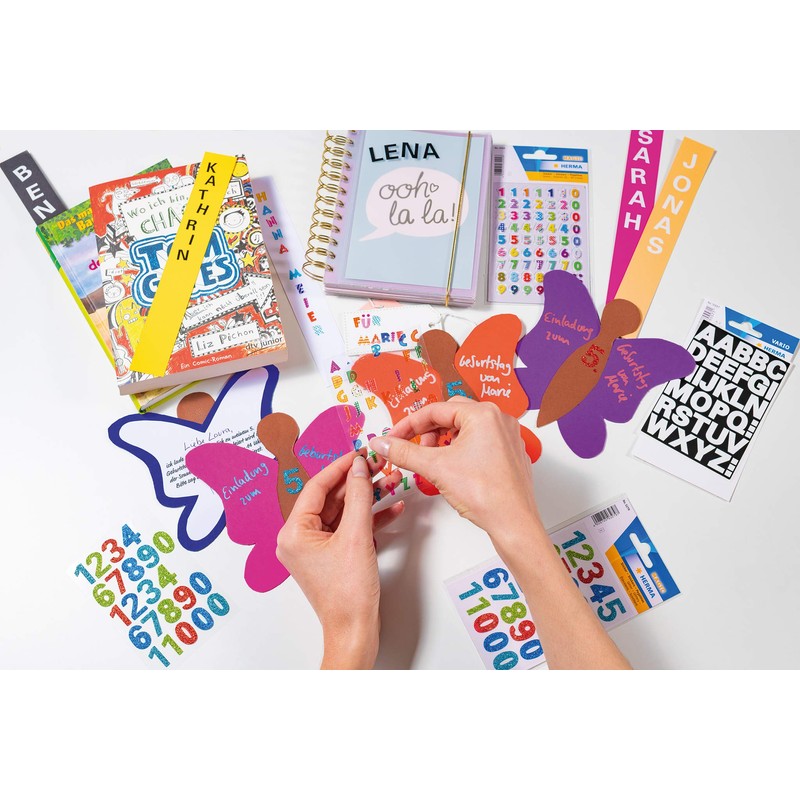 Herma 3094 Sticker Colourful Numbers Stone