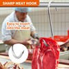 KEJJNYER 6 Pcs 10 inch Meat Hanging Hooks, 10 mm