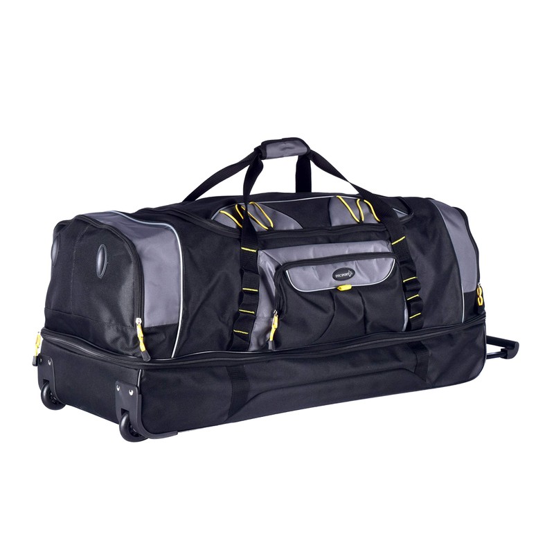 TPRC Sierra Madre Duffel Bag, Black, 36" Rolling