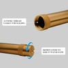 LANGARA Heavy Duty Brass Hose Nozzle, Adjustable Twist Hose Nozzle