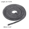 PATIKIL 6.57 ft x 1/4 inch fibreglass rope, round braided