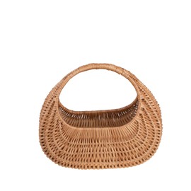 e-wicker24 Gift Basket, Natural Wicker Bag, Shopping Basket (25 x 15 H23)