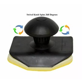 Discount Car Care Products Hand Held Swivel Knob Tire Dressing Applicator Plus 3 Replacement Pads