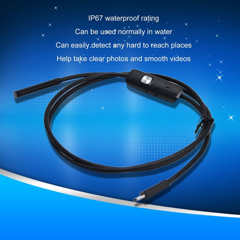 Cámara de Inspección de Endoscopio USB Resistente Al Agua con