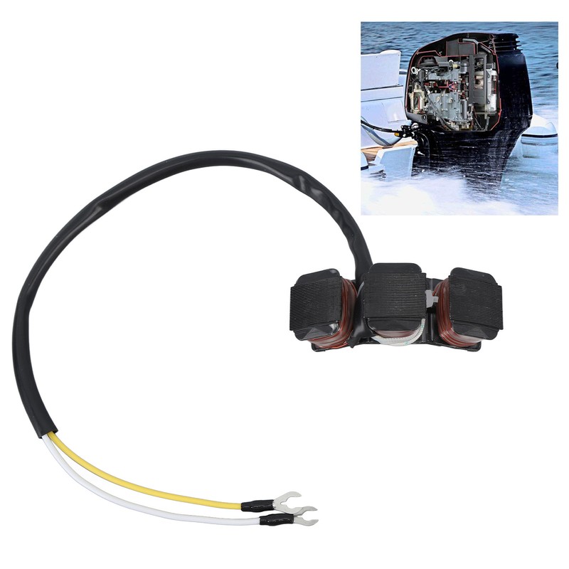 Auxiliary Stator 86704A10 Replacement for Mariner Outboard 2‑Stroke 6 8