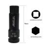 JEUCLEL 19mm Hex Impact Bit Socket, 1/2-Inch Drive Allen Bit