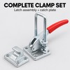 40380 Heavy Duty Adjustable Pull Latch Toggle Clamp, 3400 kg